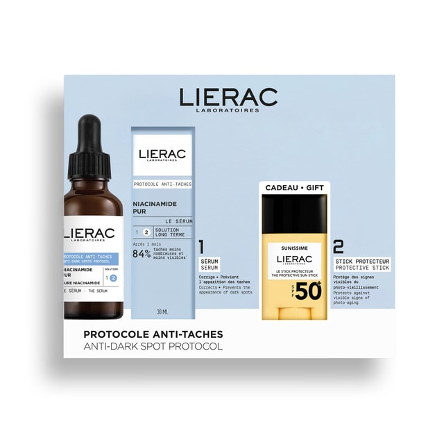 Cofre Serum Antimanchas Oscuras + Stick Protector SPF50+ de regalo